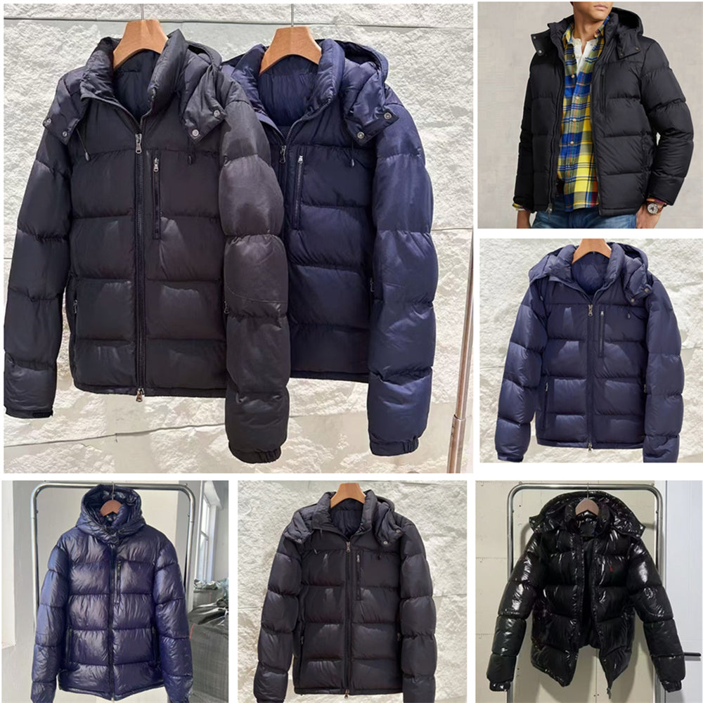 designer puffer jacket mens winter jacket men coat down jackets coats zipper outerwear parkas windbreaker thick Warm fashion casual embroidered hood