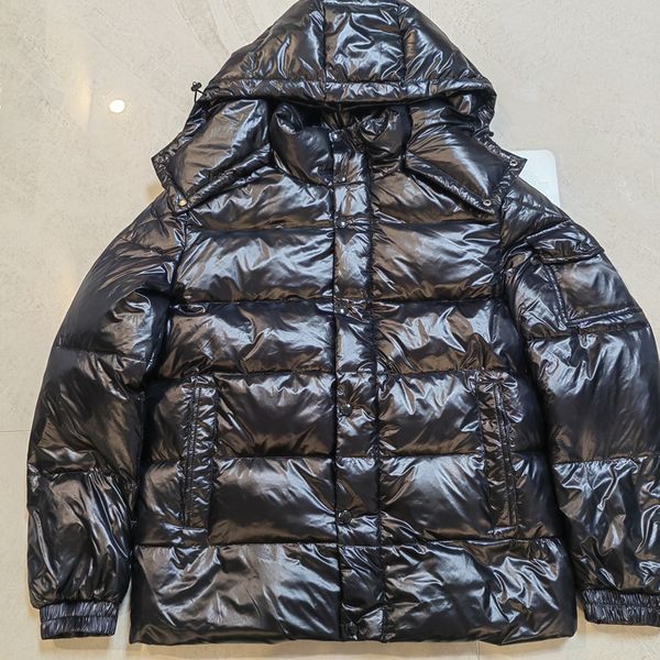 Men Designer Jackets Puffer Jacket Winter Outerwear for Men NFC Enabled Thick Down Parka Fluffy White Duck Jacket in Black,Designed for Cold