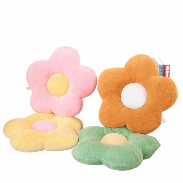 flower Plush Throw Pillow Soft Plant Chair Cushion Living Bedroom Home Decorative Pillows Sofa Cushions Birthday Gifts m9Tp#