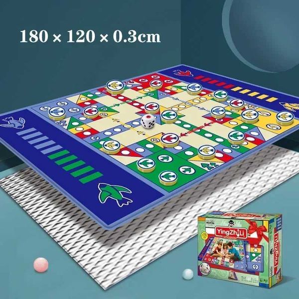 Board Games Play Mats Baby New Design Carpet Ludo Board Game Mat Portable Travel Childrens Toys Chess Home and Party Games S2412192
