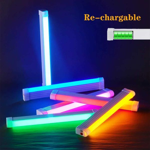 LED video light stick handheld hanging filling light photography light rechargeable bedside light stick for Vlog live streaming B2408119