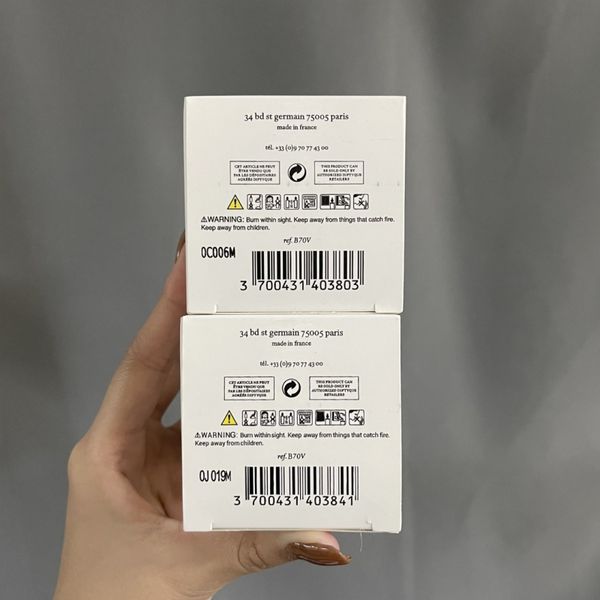 Scented Candle Candles New 2024 70G 2pcs Scented Candle Including Box Dip Colllection Bougie Parfumee Home Decoration Collection Gift Drop D