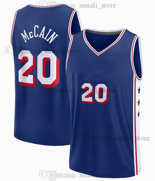 20 Jared McCain Jerseys 2024 Draft Pick Basketball Shirts 30 Adem Bona Fast Send