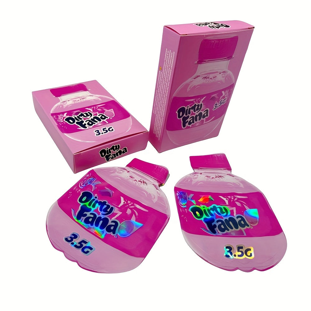 TEMU 20pcs Holographic Pink Mylar Bags With Cute Boxes - Waterproof Self-adhesive Storage Bags, 3d Aluminum Foil Zipper Pouches For Gift Packaging &