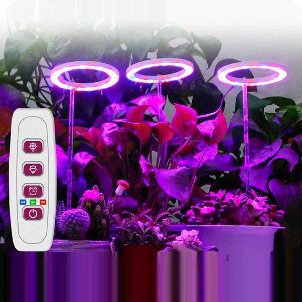 New Arrival LED growth lamp full spectrum plant growth lamp 5V USB highly adjustable light growth lamp with timer suitable for indoor plants