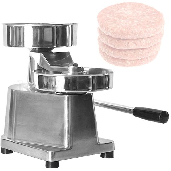 Hamburger Press Machine Manual Meat Poultry Patty Maker for Burger Bakemeat Stainless Steel Burger Pie KItchen Tool