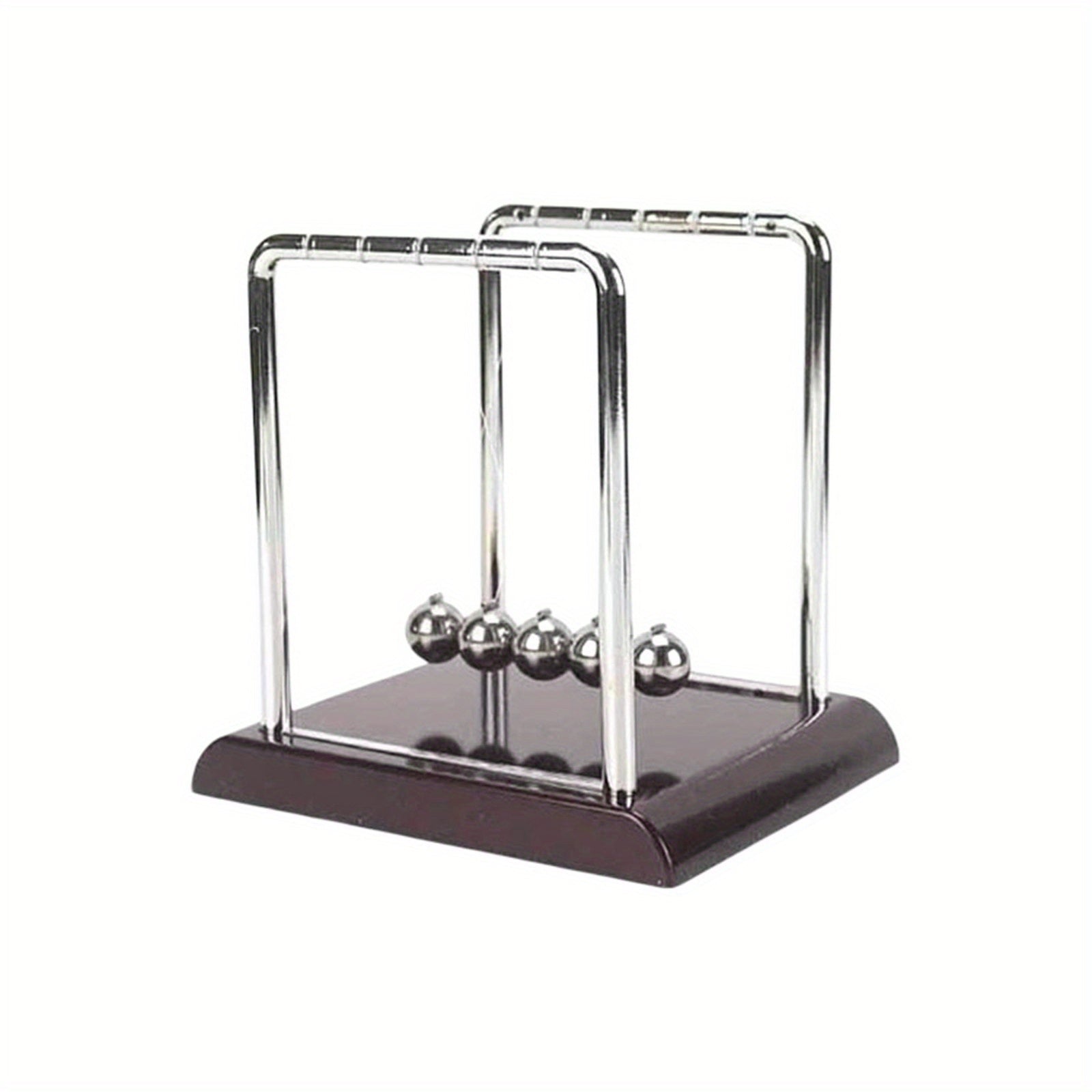 TEMU 3-ball Cradle Resin Desktop Ornament - Energy Decor, No Electricity Needed, Indoor-outdoor Use, Modern Minimalist Office & Living Room