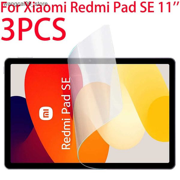 PC Protectors 3 Pieces Screen Protector For Redmi Pad SE 11 inch 2023 Tablet Protective PET Soft Film J241216