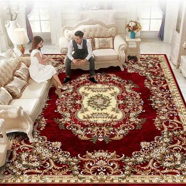 European Luxury Carpets for Living Room 200x300 Decoration Home Large Area Rugs Bedroom Decor Lounge Rug Washable Floor MatsXJ241211