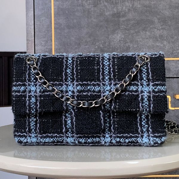 bags designer bag for women luxury c bag shoulder bag crossbody bag lady bag classic chain bag flap bag handbag woollen real leather purse w