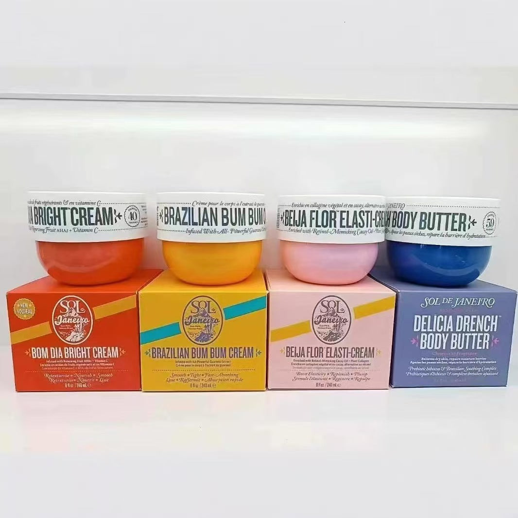 Perfume Bum Cream Brazilian Tropical Plant Fruit Extract Natural Butt Cream Body Lotion 75-240ML Long-lasting Fragrance Perfumes 90ML Mujer Original