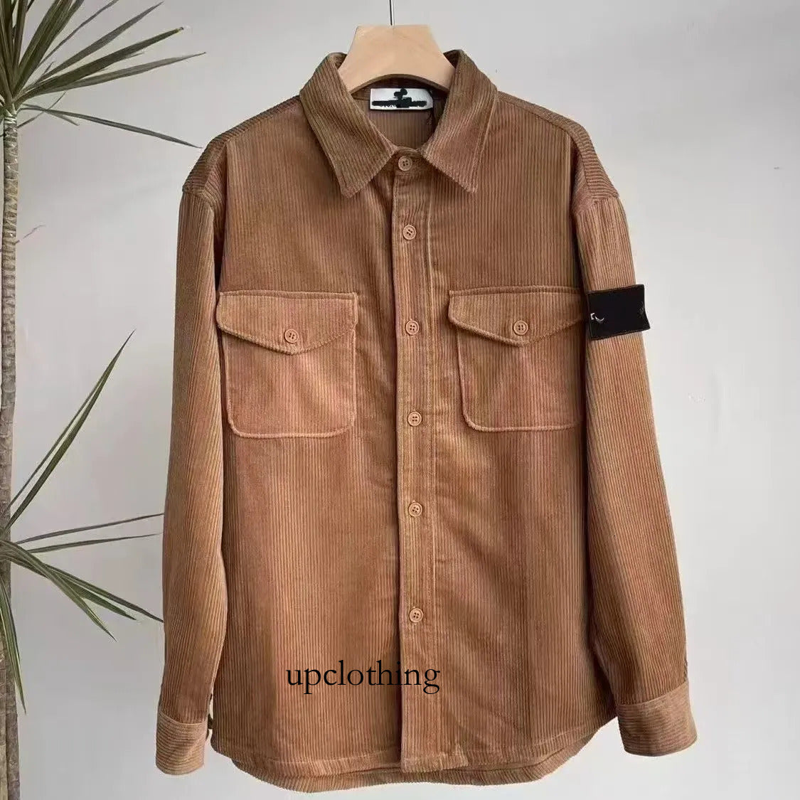 Stone Jackets Men&#039;s Designer Pocket Stoney Jacket Long Sleeve Zipper Badges Men Casual Coat Windbreaker Embrodiery Mens Shirts Cpfm Jackets Eac