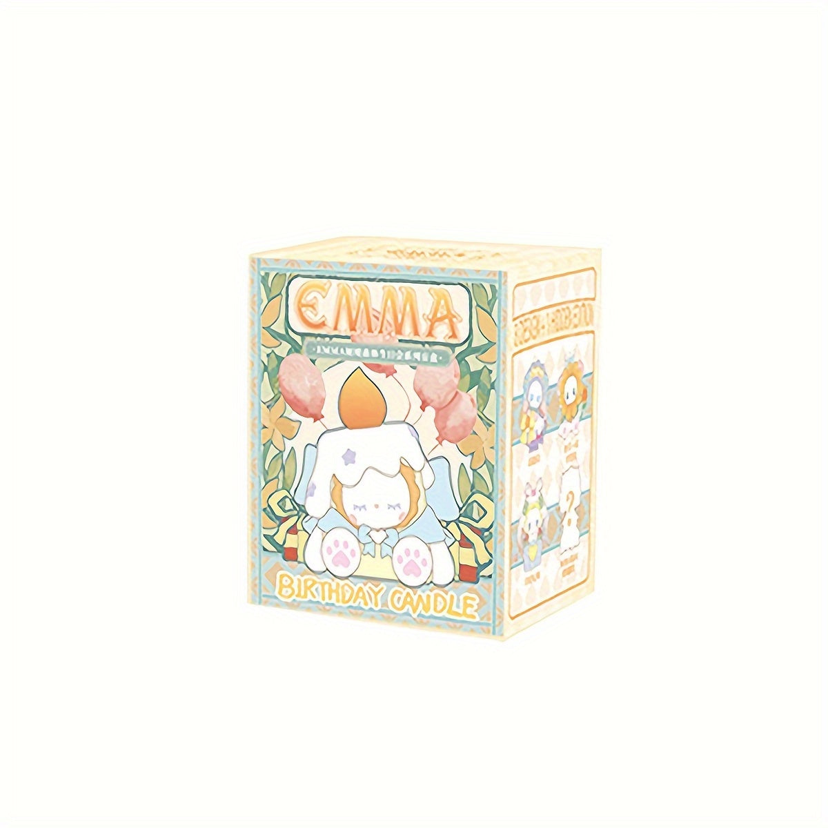 TEMU 's Forest Birthday Party Mystery Box- 8 Unique Collectible Pvc-paper Figures With Surprise Cards, Cute Desktop Decoration Suitable