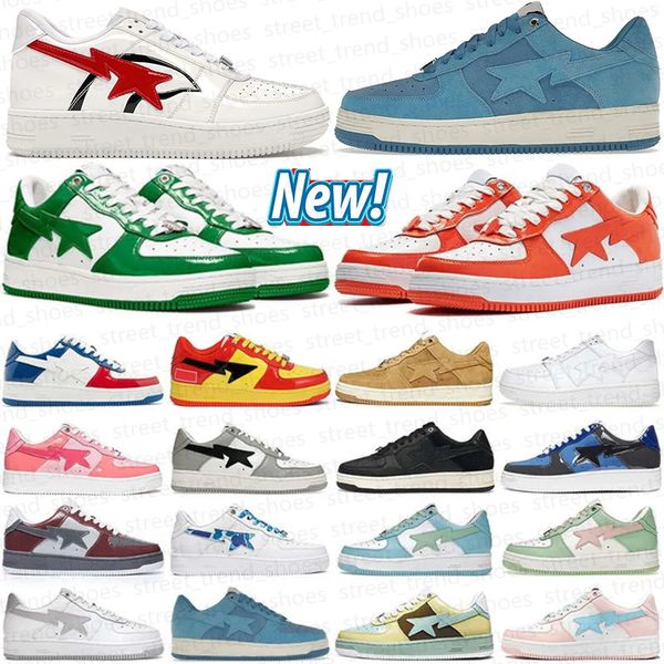 Designer Running Shoes for men women Sneakers Patent Leather des chaussures Schuhe scarpe Triple Black White Skateboarding 4 11 Hiking shoe