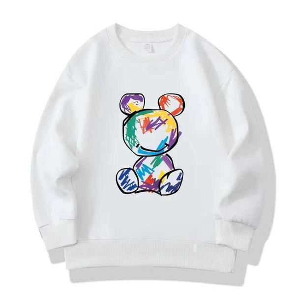 Hoodie New Boys Girls Sweatshirts Capuzes Cotton Sports Top Cartoon Urso Impressão de mangas compridas Camiseta de alta qualidade