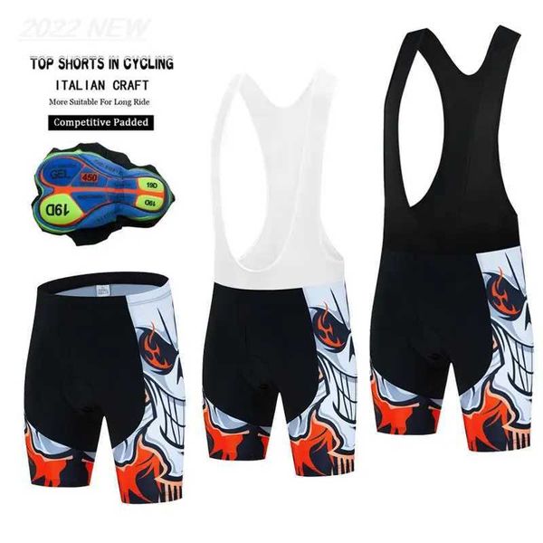 2023 New Men Cycling Bib Shorts 19D Gel Pad Mountain Bike Shorts Summer Outdoor Short Breathable Bike Cycling equipmentXJ241214