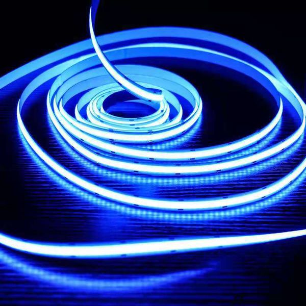 LED Strip Lights COB LED Strings Light Daylight Blue LED Tape Lights 320 LEDs Rope Lights TV Backlight Bedroom Cabinet Kitchen DIY Lighting