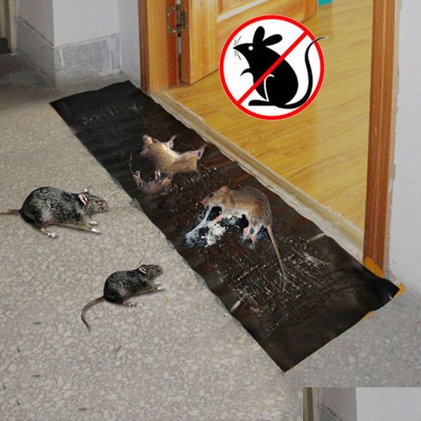 Other Housekeeping Organization 120X28Cm Mouse Sticky Rat Glue Trap Board Mice Catcher Nontoxic Pest Control Reject Killer Invisib Dh0E2