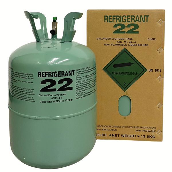 Freon Refrigerant R22 R-22 30 Lbs HVAC-R New Factory Sealed for Air Conditioners US STOCK Fasting shipping