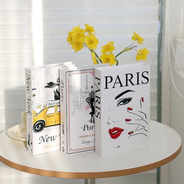 Fashion Books For Decoration Modern Artistic Sense Openable Book Box Home Decor Coffee Table Fashion Accessories 250211