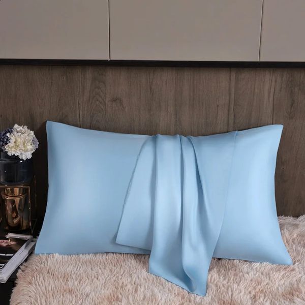Pure mulberry silk pillowcase 100% natural silk pillowcase 40 * 60cm 50 * 70cm Qeen King size pillowcase 241121