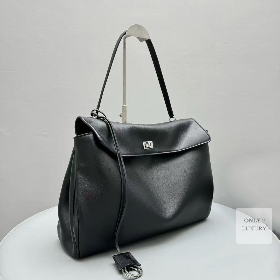 Designer maxi tote soft shoulder bag luxury calfskin drive bags genuine leather handbag women men large mini crossbody purse clutch mirror quality