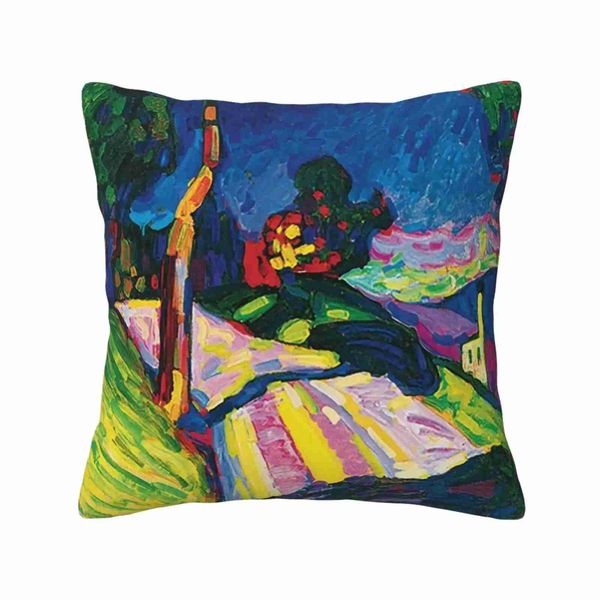 Wassily Kandinsky Home Sofa Car Cushion Cover pillowcase Wassily Kandinsky Abstract Art Expressionism Phone Skins ColorfulM240717