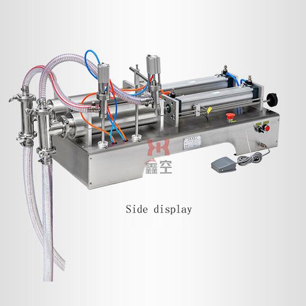 Double Heads Liquid Filling Machine For Milk Juice Vinegar Oil Detergent Soap Hand Sanitizer Quantitative Filler