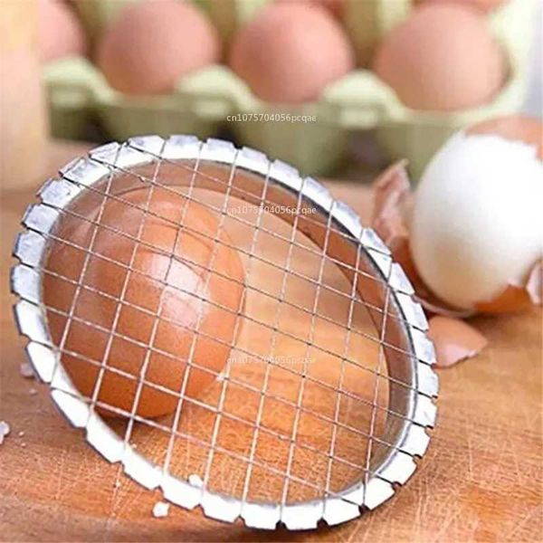 Stainless Steel Egg Slicer Cutter Mesh Grid Vegetable Fruit Chopper for Salad Dessert Potato Cube Grid Cutting Kitchen Gadgets X2501251