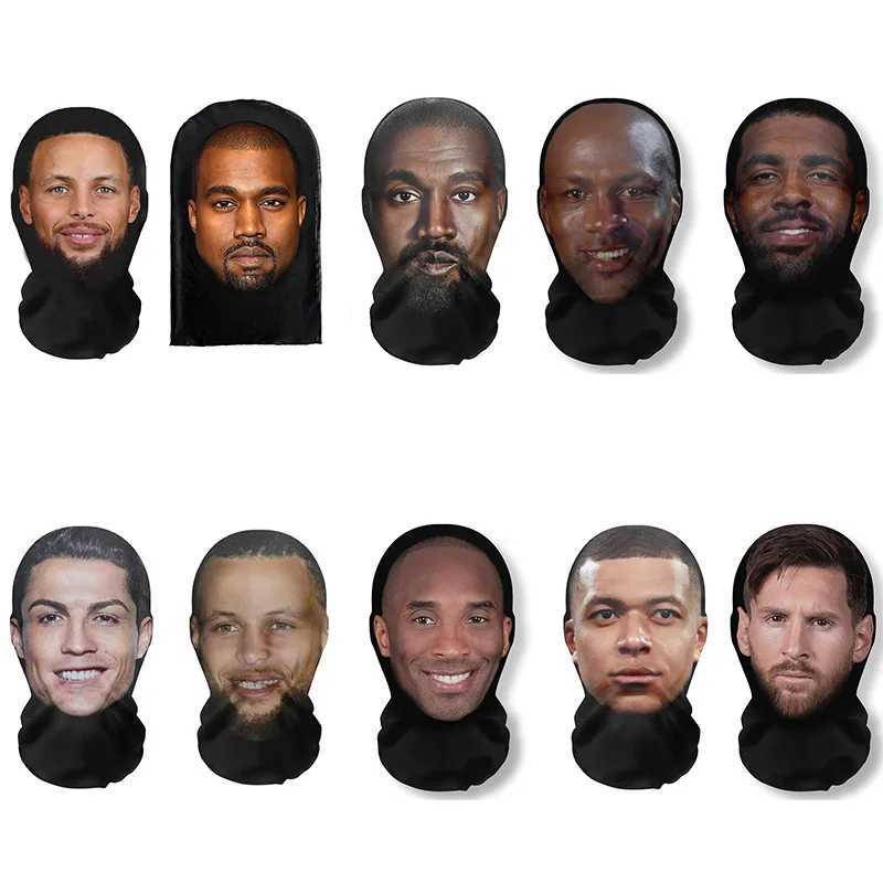 3D printed full face ski mask elastic mesh full face mask bicycle climbing headgear motorcycle helmet mask Y250325