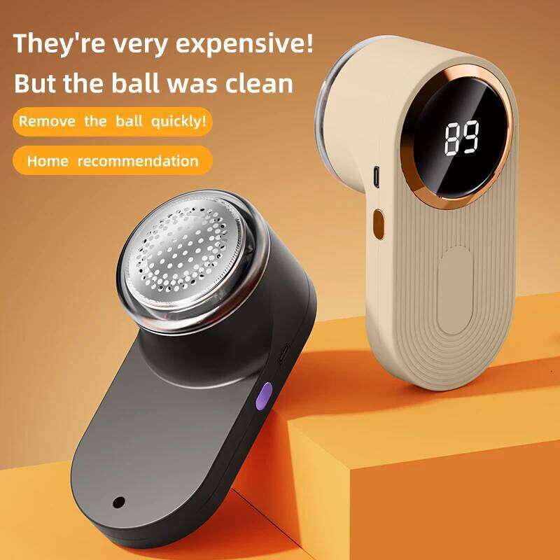 Household Hair Ball Trimmer with LED Display Rechargeable Electric Lint Remover Hairball Fizz Fluffs Clothes Shaving hine