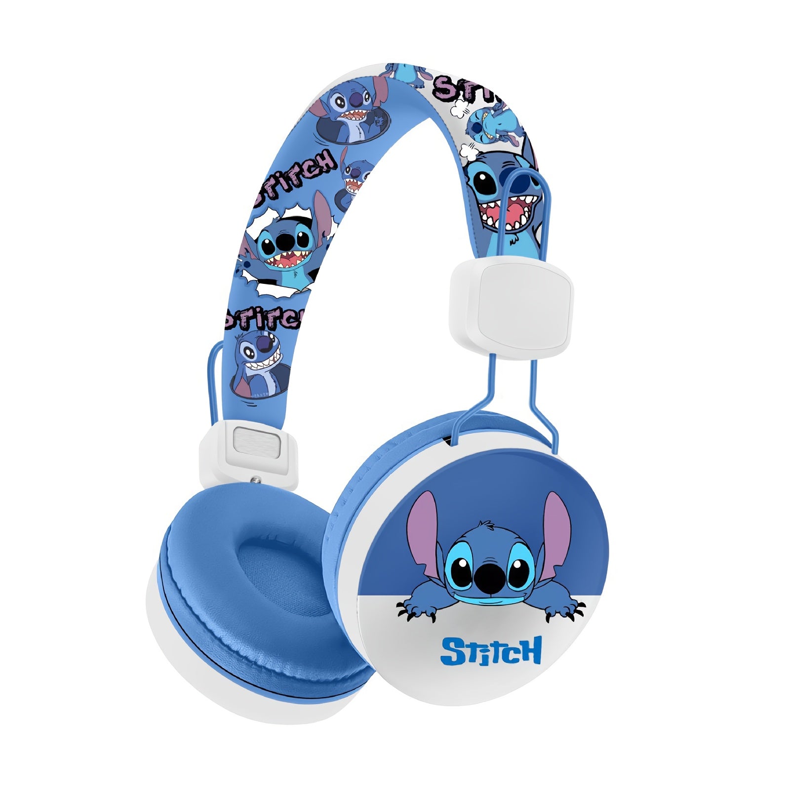 TEMU -stitch Cartoon Headphones Kawaii Foldable Over-ear Stereo Girls And Teenage Girls Wireless Headphones For Pc-laptop-tablet Best Fans Gift