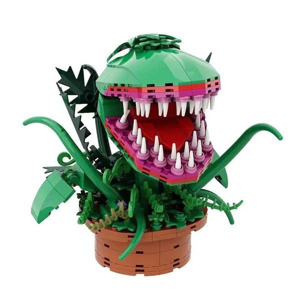 Blocks Moc Audrey ll Flower Building Blocks ldeal Galaxy Outer Space Carnivorous Plants Alien DlY Model BricksKids Toy Set Adult GiftY241105