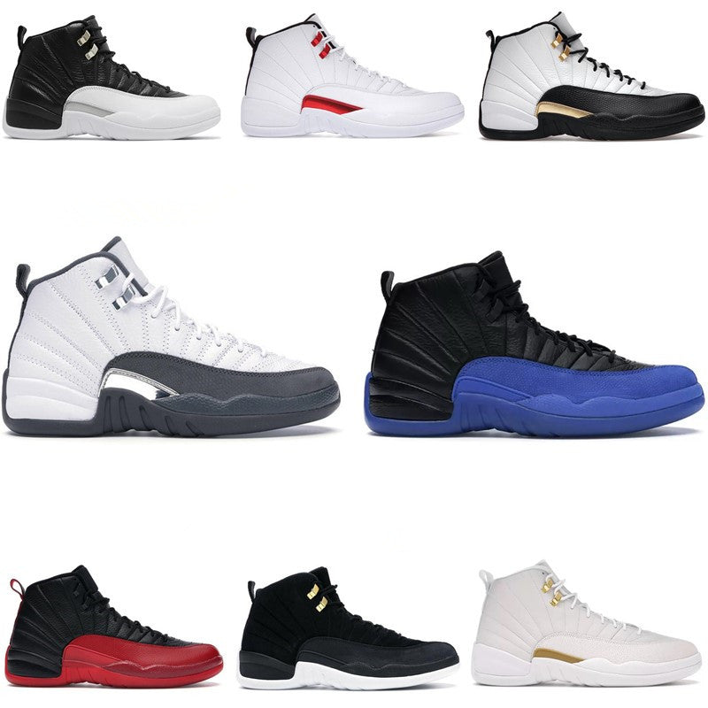 Jumpman 12 Men Basketball Shoes 12s Playoffs Royalty Taxi Stealth Reverse Flu Game Hyper Royal Twist Utility Dark Concord Mens Trainers Outdoor Spor