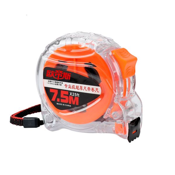 Tape Measures 3-5-7.5-10M Steel Tape Measure Transparent Fall-resistant Wear-resistant Shell High Precision Tape Measure Measuring Hand Tool