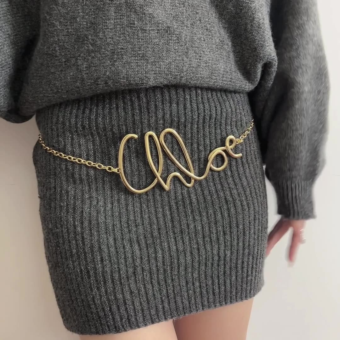 designer waist chain belts fashion for women alloy belt gold chloesandals chloelies color girl party