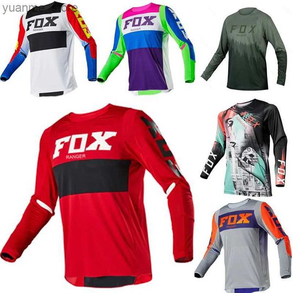 Cycling Shirts Tops RANGER Downhill Jersey Mountain Bike Shirt Off Road DH Enduro Mountain Bike Jersey Motochass Sportswear Camisas Ciclismo