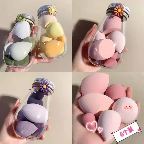 7PcsSet Makeup Sponge Set Face Beauty Cosmetic Powder Puff for Foundation Cream Concealer Make Up Blender Tools Makeup Sponge 240621