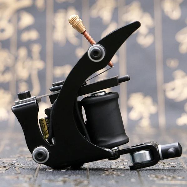 1pcs Tattoo Machine Gun For Liner Shader 8 Wraps Reels Handmade Artist Basic Starter secant equipment 241015