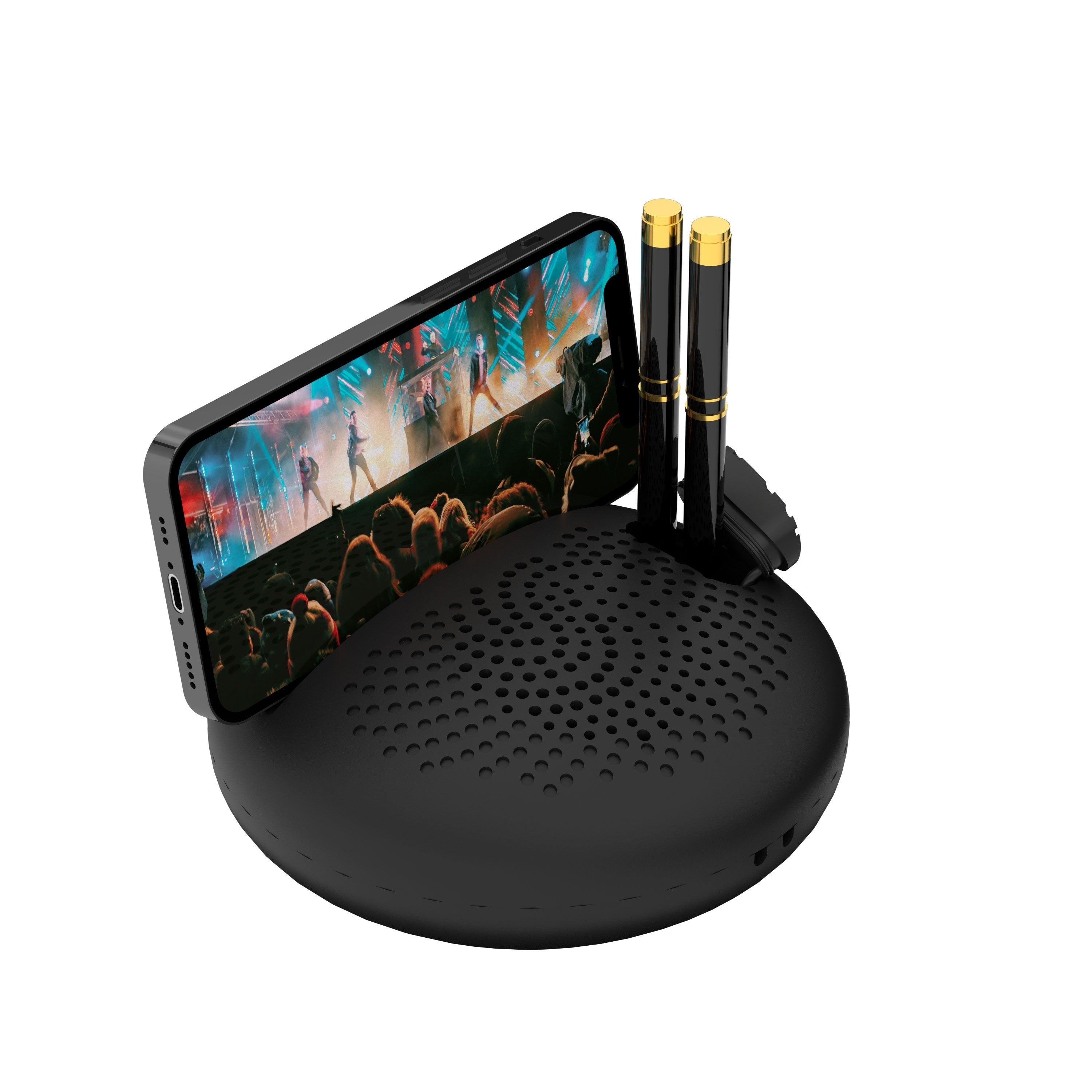 TEMU Portable Wireless Speaker With Charging Cable And Aux Cable - 1200mah High Capacity Battery, True Wireless Stereo, Built-in Microphone, Hands-,