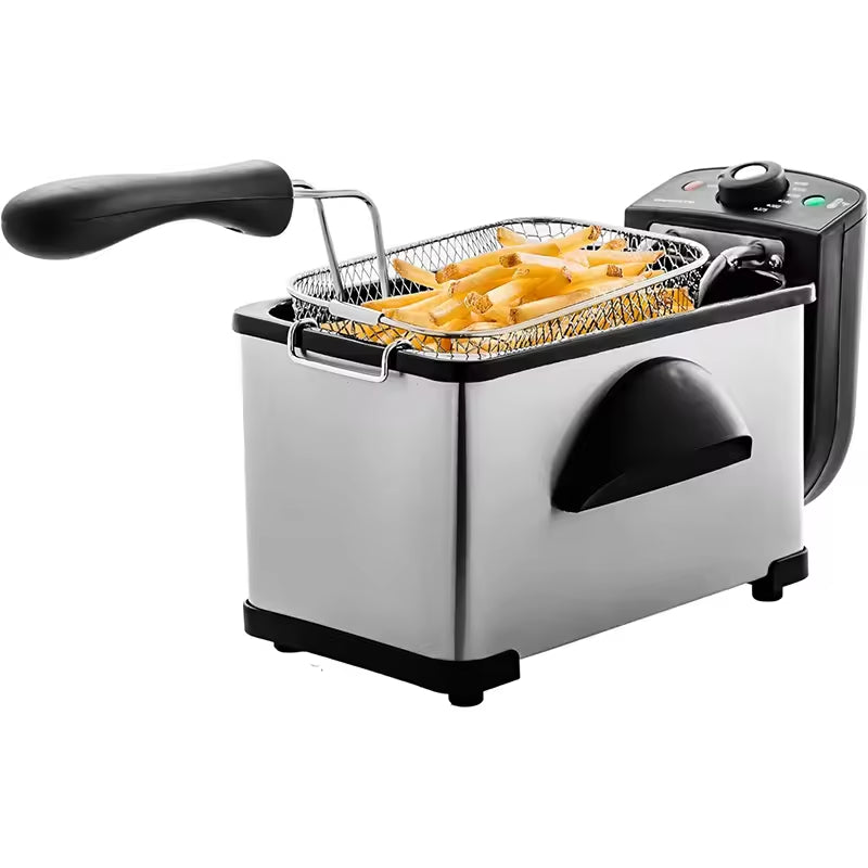 electric deep fryer 1500W 2L electric oil fryer stainless steel household small kitchen appliances electric fryer chips fryer fries fryer chicken fr