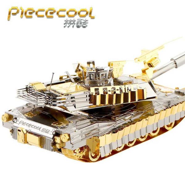 3D Puzzles Piececol Tank 3D Metal Puzzle M1A2 SEP TUSK Tank Model DIY Laser Cutting Assembly Puzzle Toy Desktop Decoration Gift Y250112CF6V
