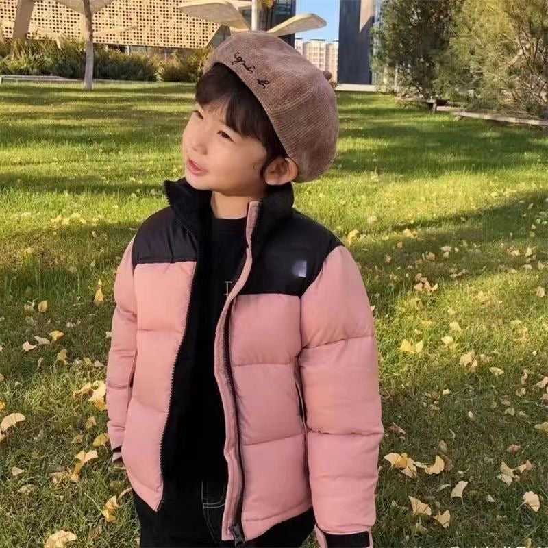 Winter north Designer Kids Boys Girls Down Coats children&#039;s Coat Warm Parka Thicken Outerwear clothes Multiple Colors