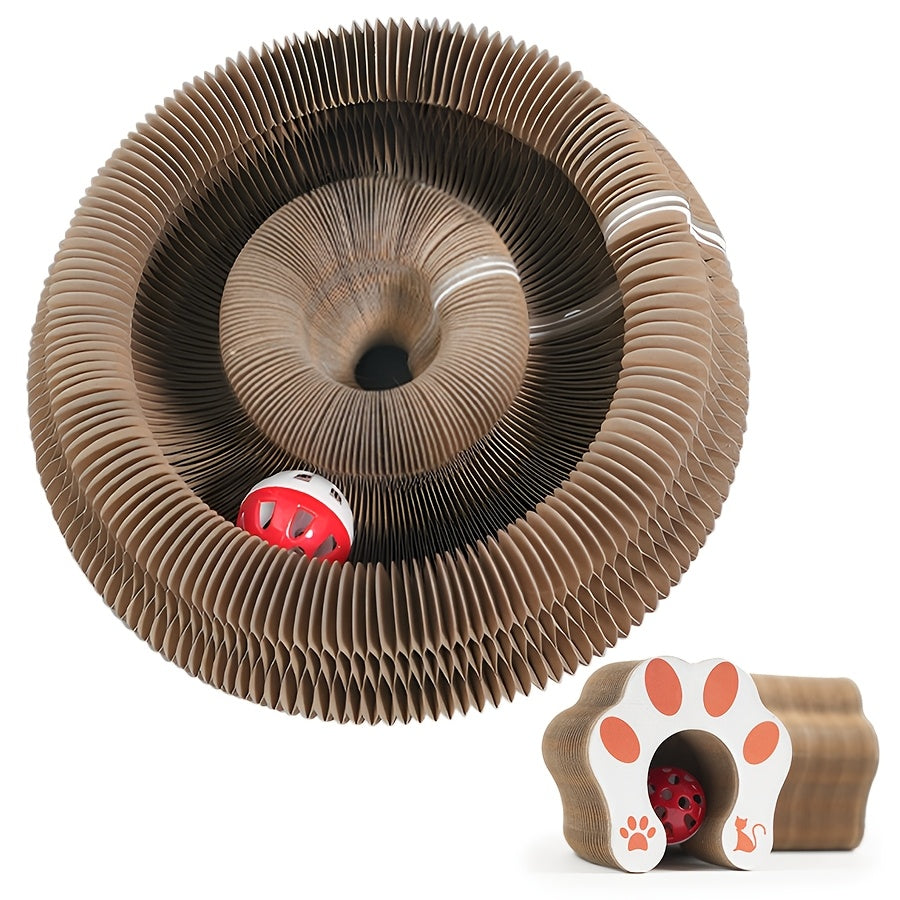 TEMU Cat Scratching Post - Magic Organ Cat Scratching Post, Wear-resistant Indoor Interactive Pet Toy - Round Ball Organ Cat Scratching Post - Cat