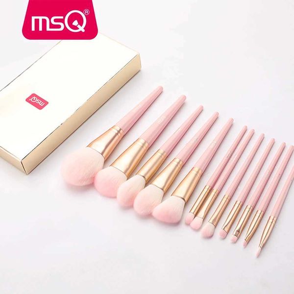 Makeup Brushes MSQ 12 Pcs Brush Set Powder powder blusher eye shadow Pin Tools Q240522