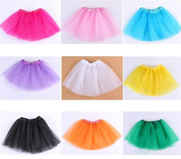 Match Baby Girls Childrens Kids Dancing Tulle Tutu Skirts Pettiskirt Dance wear Ballet Dress Fancy Skirts Costume 1-8T Free Shipping 12 LL