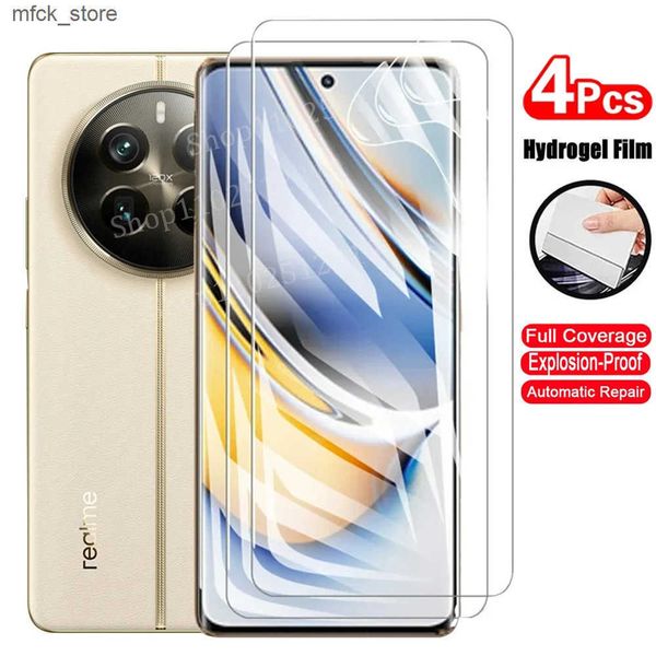 Cell Phone Protectors 4PCS Hydrogel Soft Screen Protector for Realme 12 11 10 9 8 Pro Plus C67 4G 5G Not Glass Film J241202