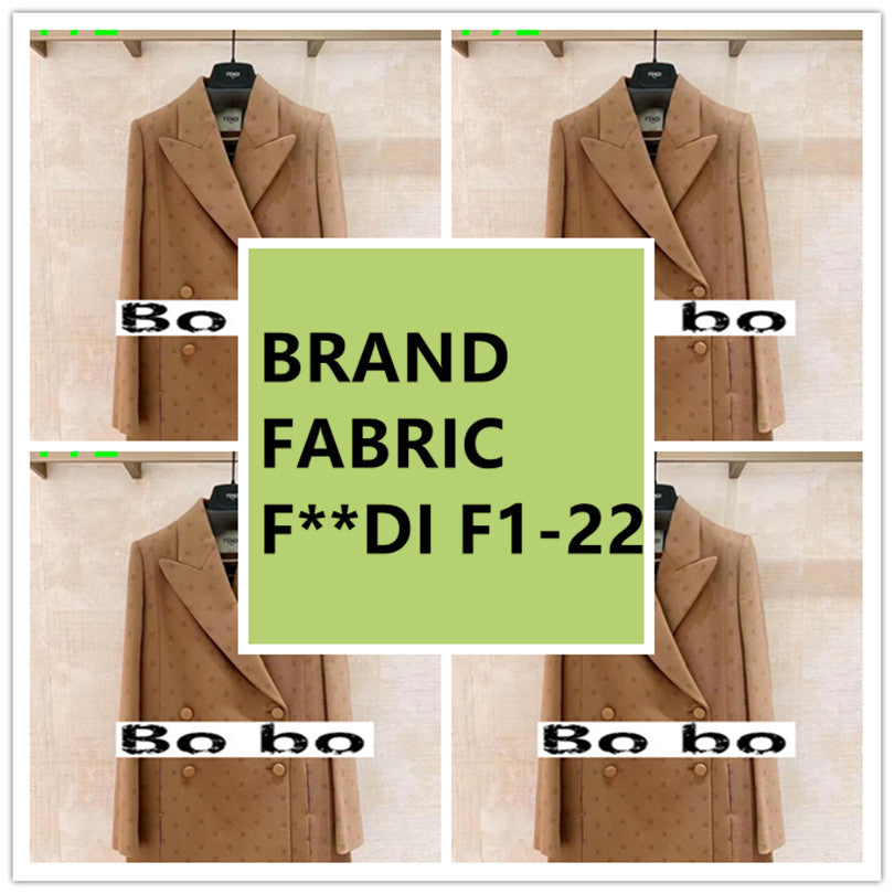 F1-21 brand yarn-dyed jacquard fabric trench coat set, brocade fabric sofa cover, customizable curtain fabric for DIY clothing, and shoe fabrication
