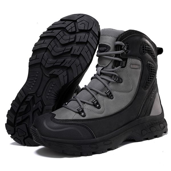 High quality design,Outdoor hiking and mountaineering shoes, military boots, medium top, wear-resistant, four-color tactical boots