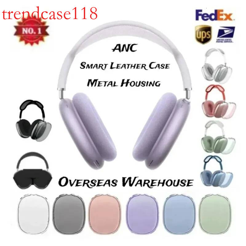 For 3 Headphone max Wireless Earphone pods maxes ANC Top Quality pro Max 2 Headphones Metal Earmuffs Smart Case